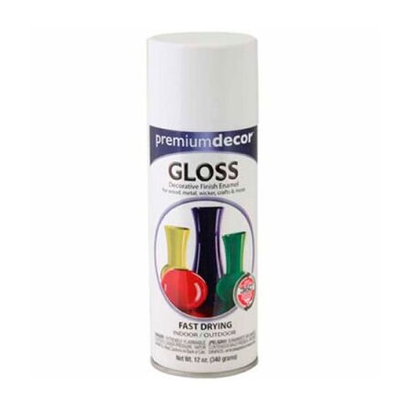 General Paint Spray Paint, White, Gloss, 12 oz 792173